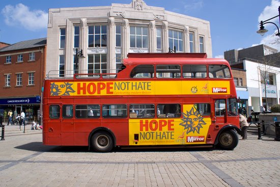 Hope Not Hate Campaign Bus