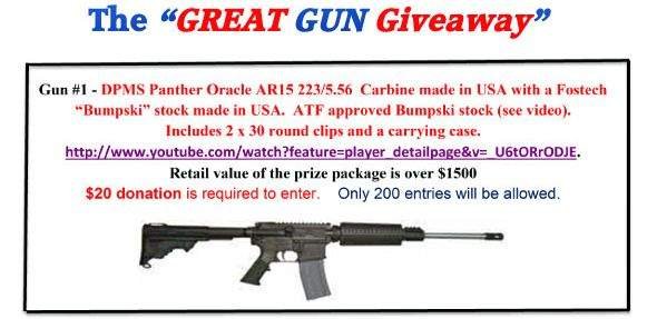 Asheville Tea Party Gun Giveaway