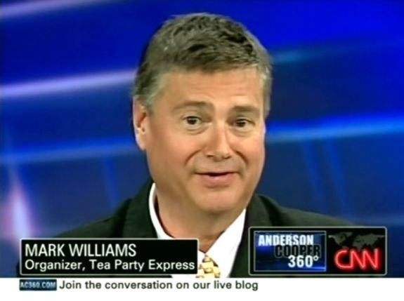 Mark Williams appearing on CNN