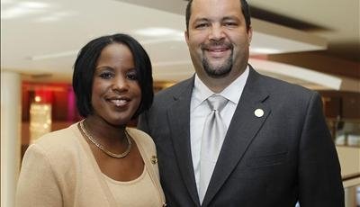 NAACP Chair Roslyn Brock and President Benjamin Todd Jealous