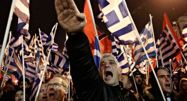 Greek Golden Dawn Supporter