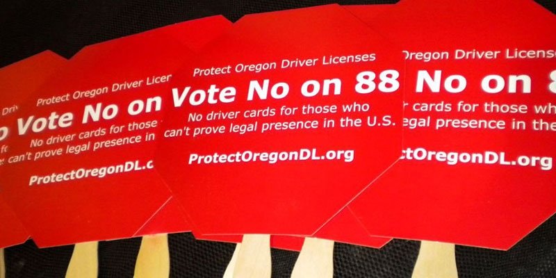 The nativist political committee Protect Oregon Driver Licenses was among the reasons Measure 88 went down to defeat in Oregon